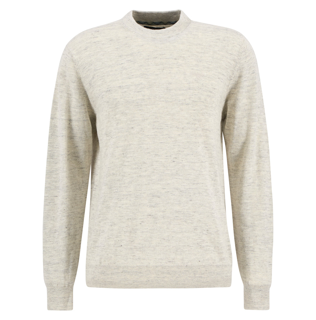 Barbour Flaxby Linen Blend Crew Neck Jumper