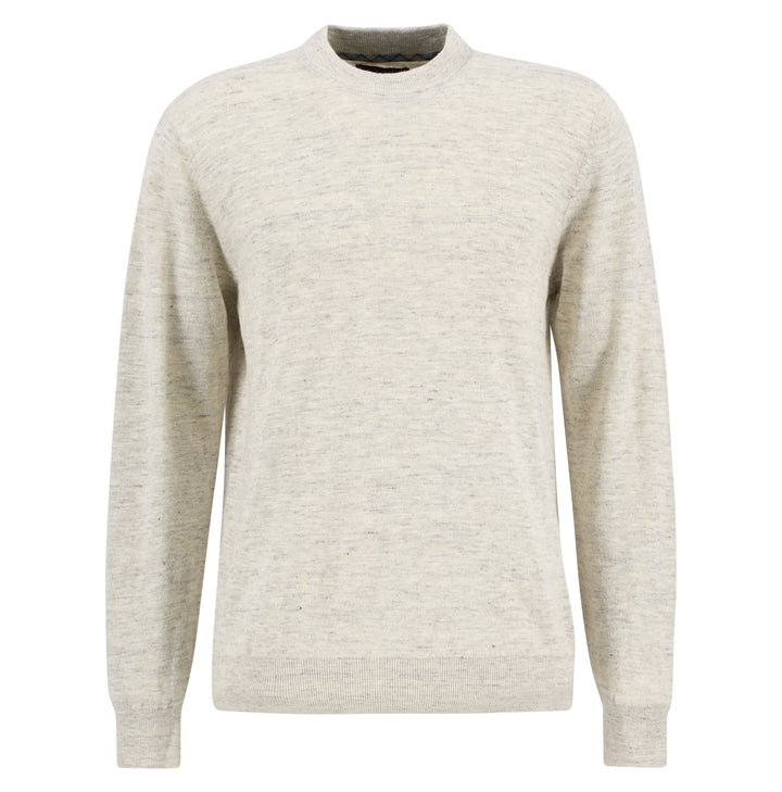 Barbour Flaxby Linen Blend Crew Neck Jumper