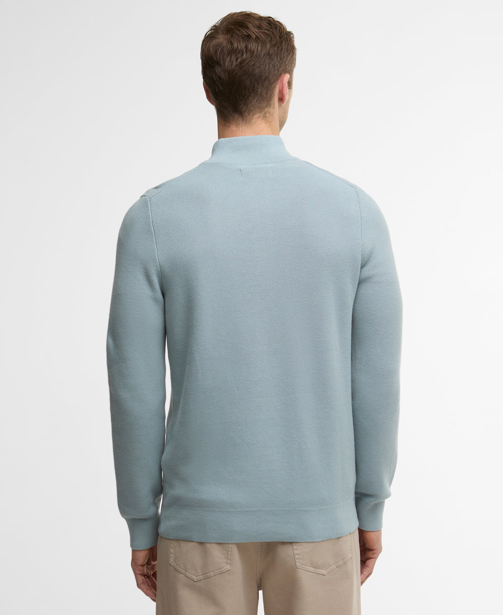 Barbour Essential Honeycomb Half Zip Sweater