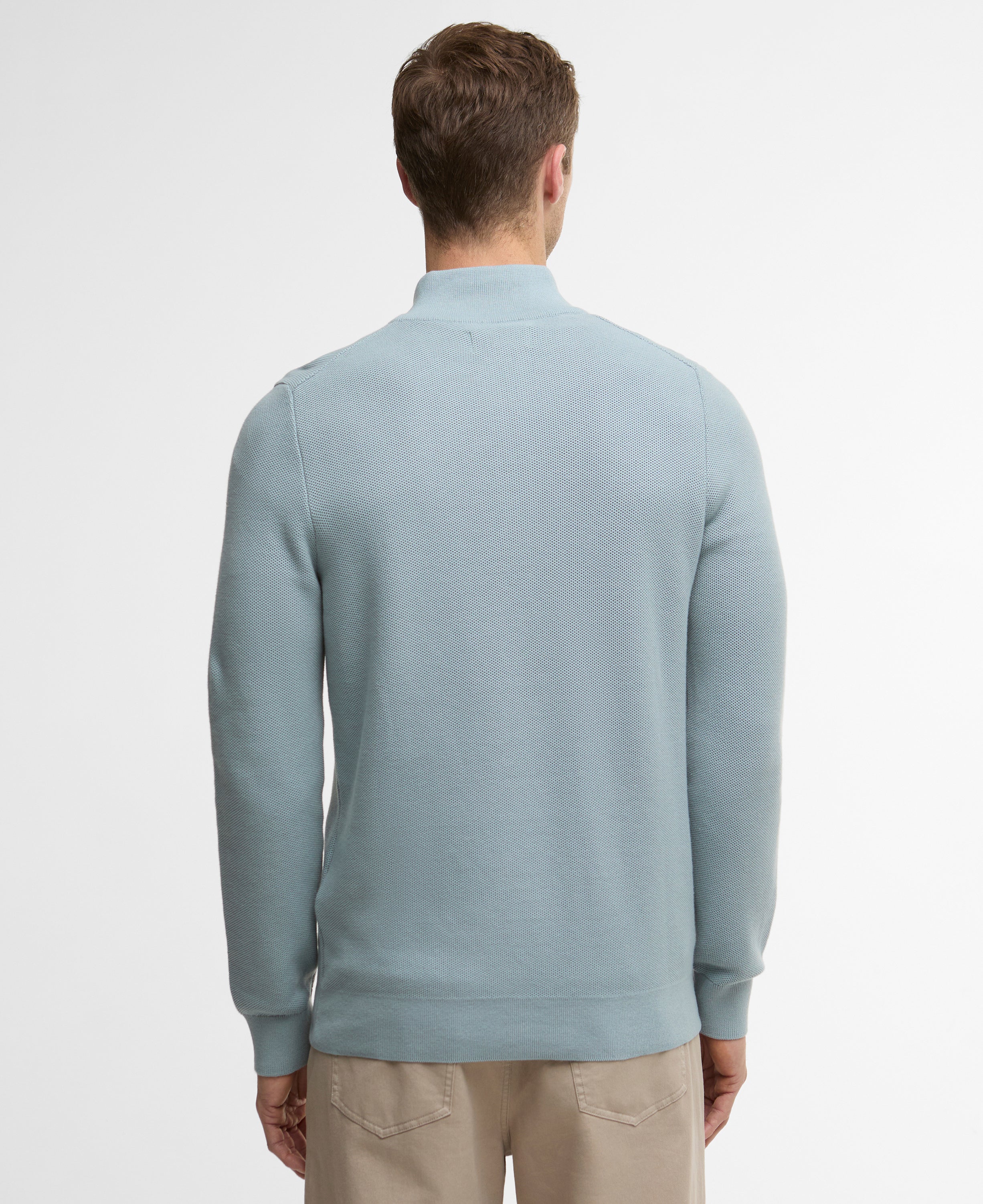 Barbour Essential Honeycomb Half Zip Sweater