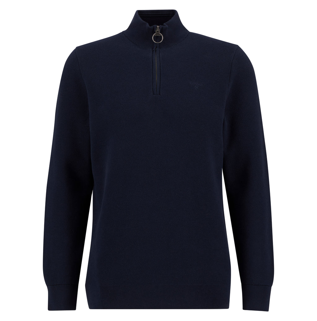 Barbour Essential Honeycomb Half Zip Sweater