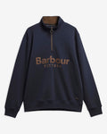 Barbour Fosse Half Zip Sweatshirt - Navy