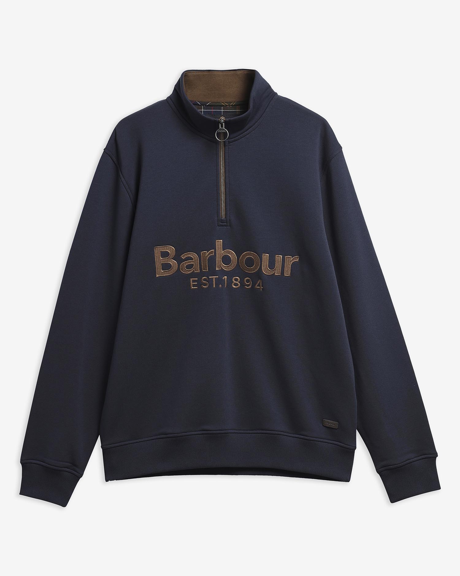 Barbour Fosse Half Zip Sweatshirt - Navy