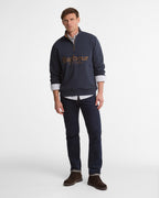 Barbour Fosse Half Zip Sweatshirt - Navy