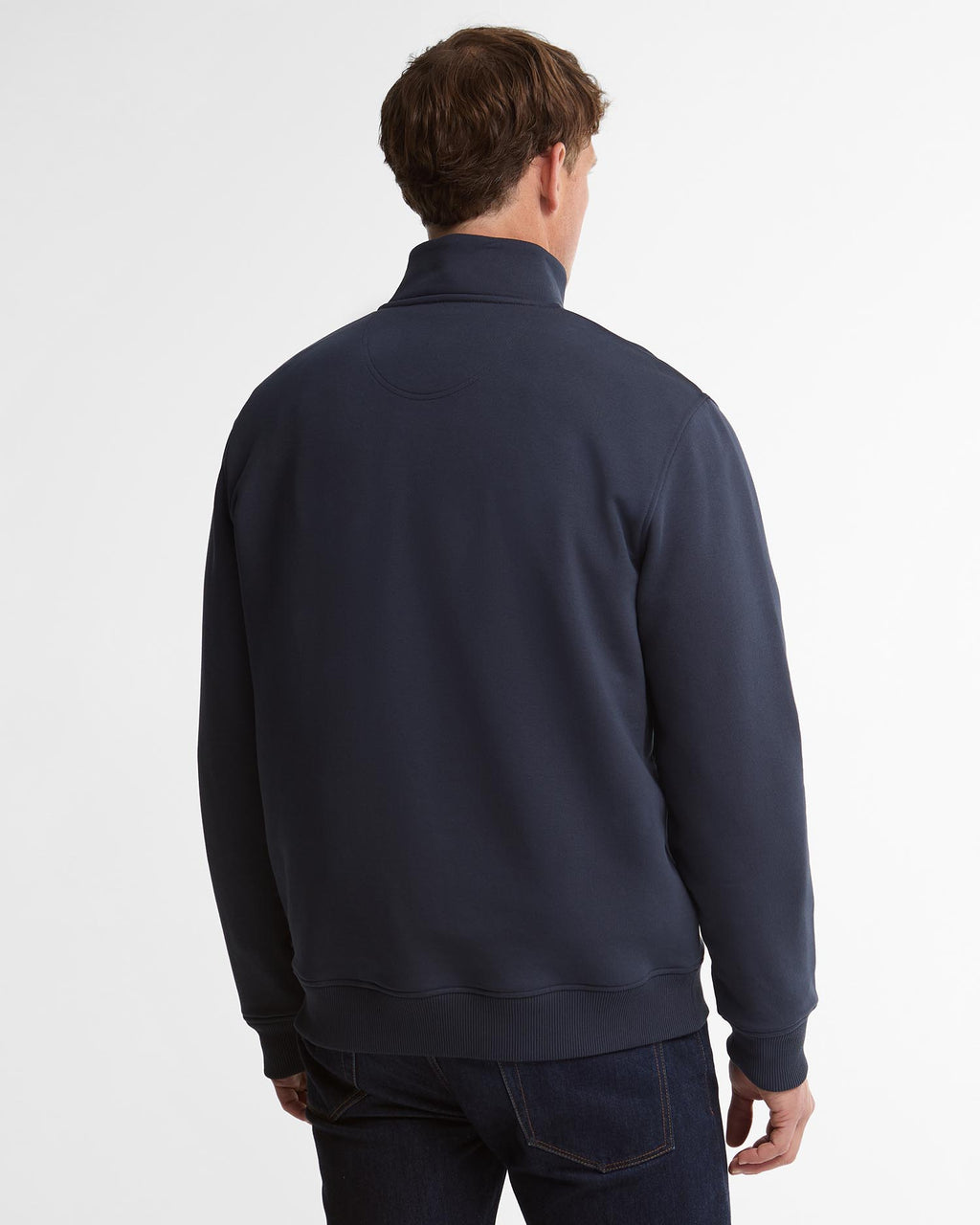 Barbour Fosse Half Zip Sweatshirt - Navy