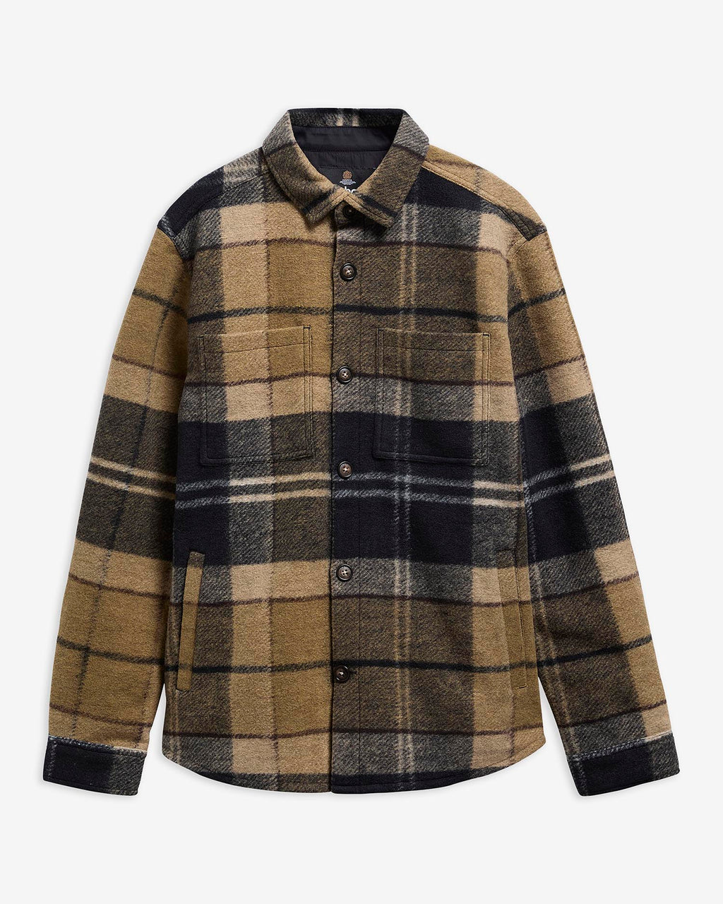 Barbour Woodlane Brushed Check Overshirt - Birchwood Dress Tartan