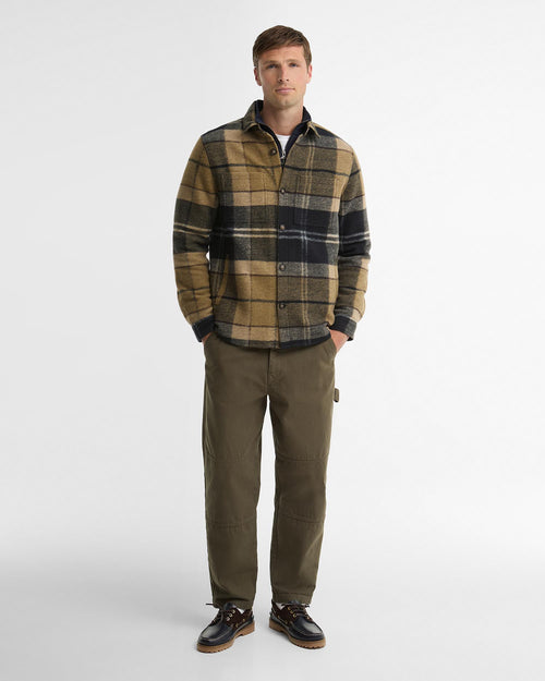Barbour Woodlane Brushed Check Overshirt - Birchwood Dress Tartan