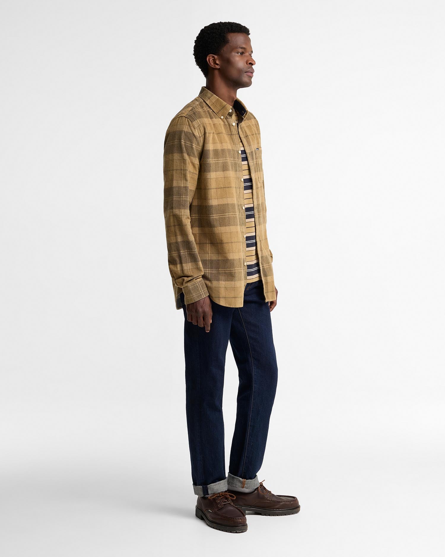 Barbour Blair Tailored Tartan Cord Shirt - Birchwood Dress