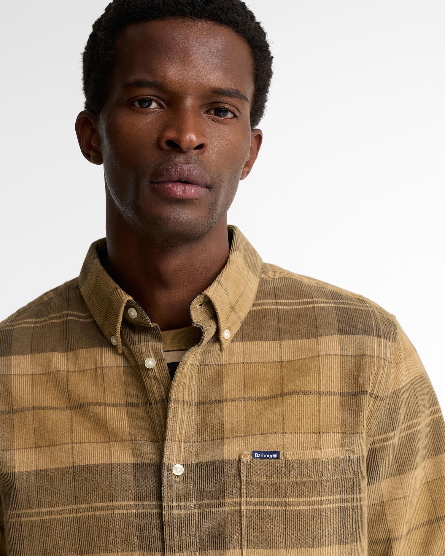 Barbour Blair Tailored Tartan Cord Shirt - Birchwood Dress