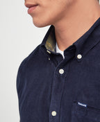 Barbour Ramsey Tailored Cord Shirt - Navy