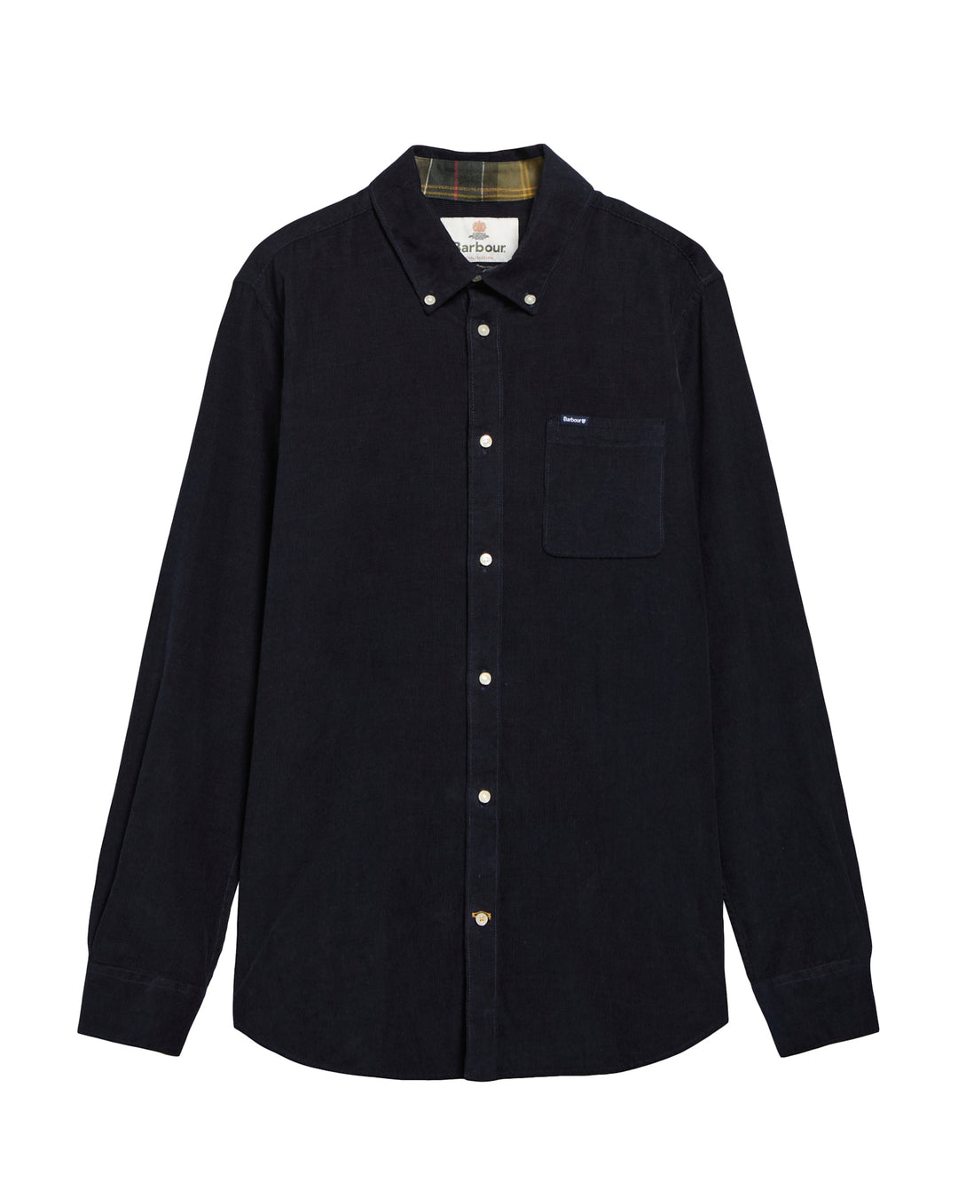 Barbour Ramsey Tailored Cord Shirt - Navy