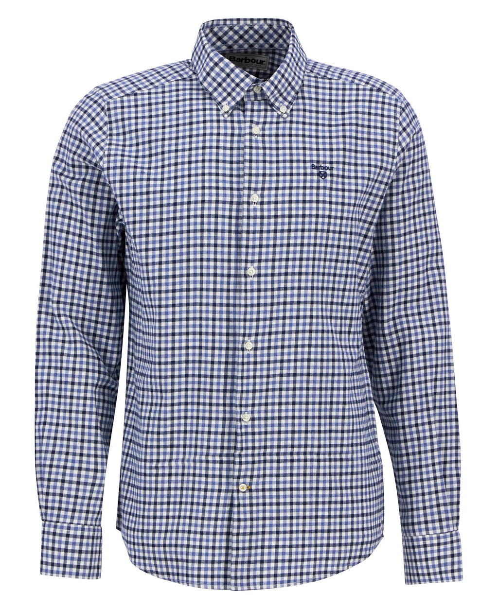 Barbour Finkle Tailored Gingham Shirt - Navy
