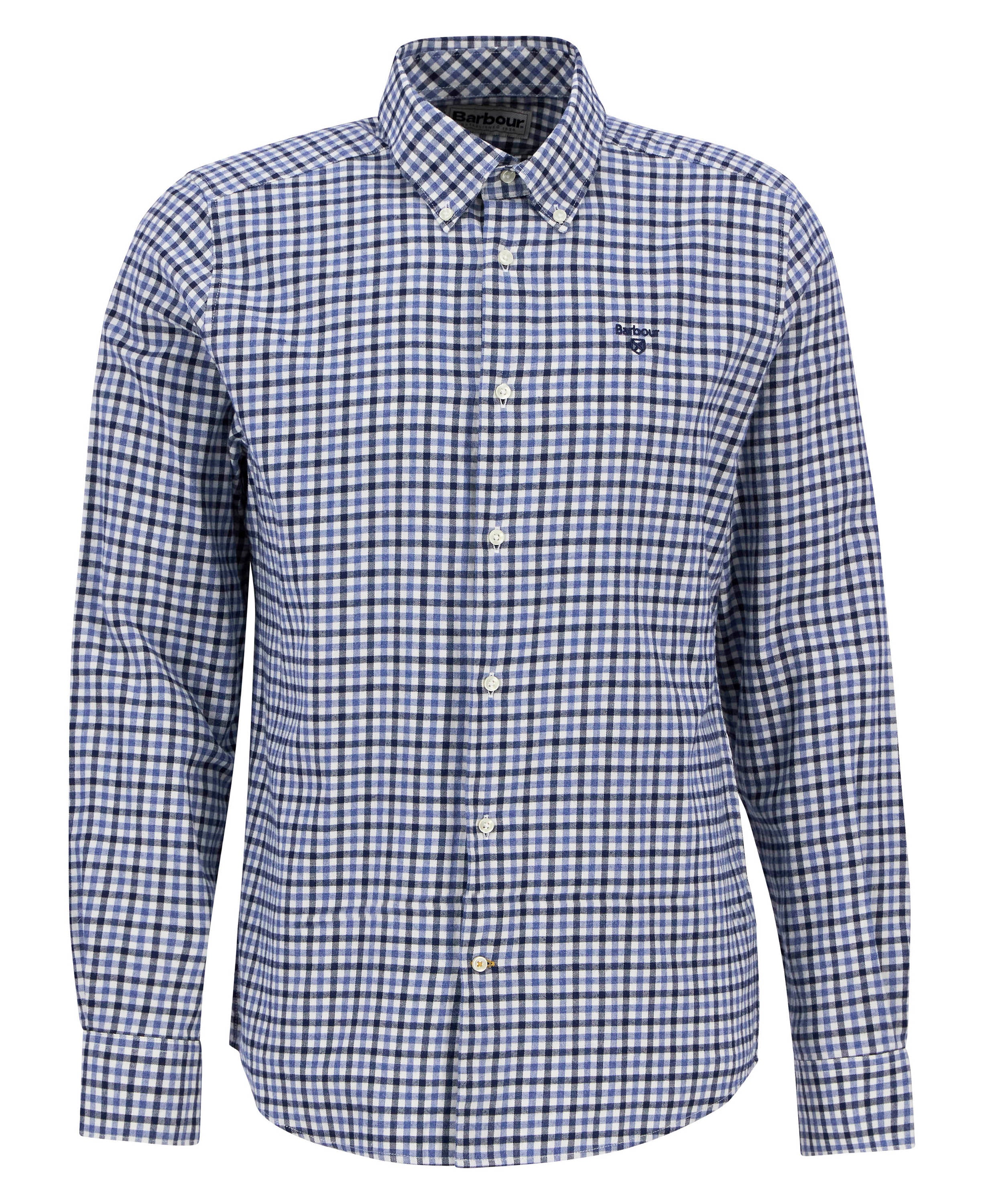 Barbour Finkle Tailored Gingham Shirt - Navy