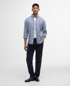 Barbour Finkle Tailored Gingham Shirt - Navy