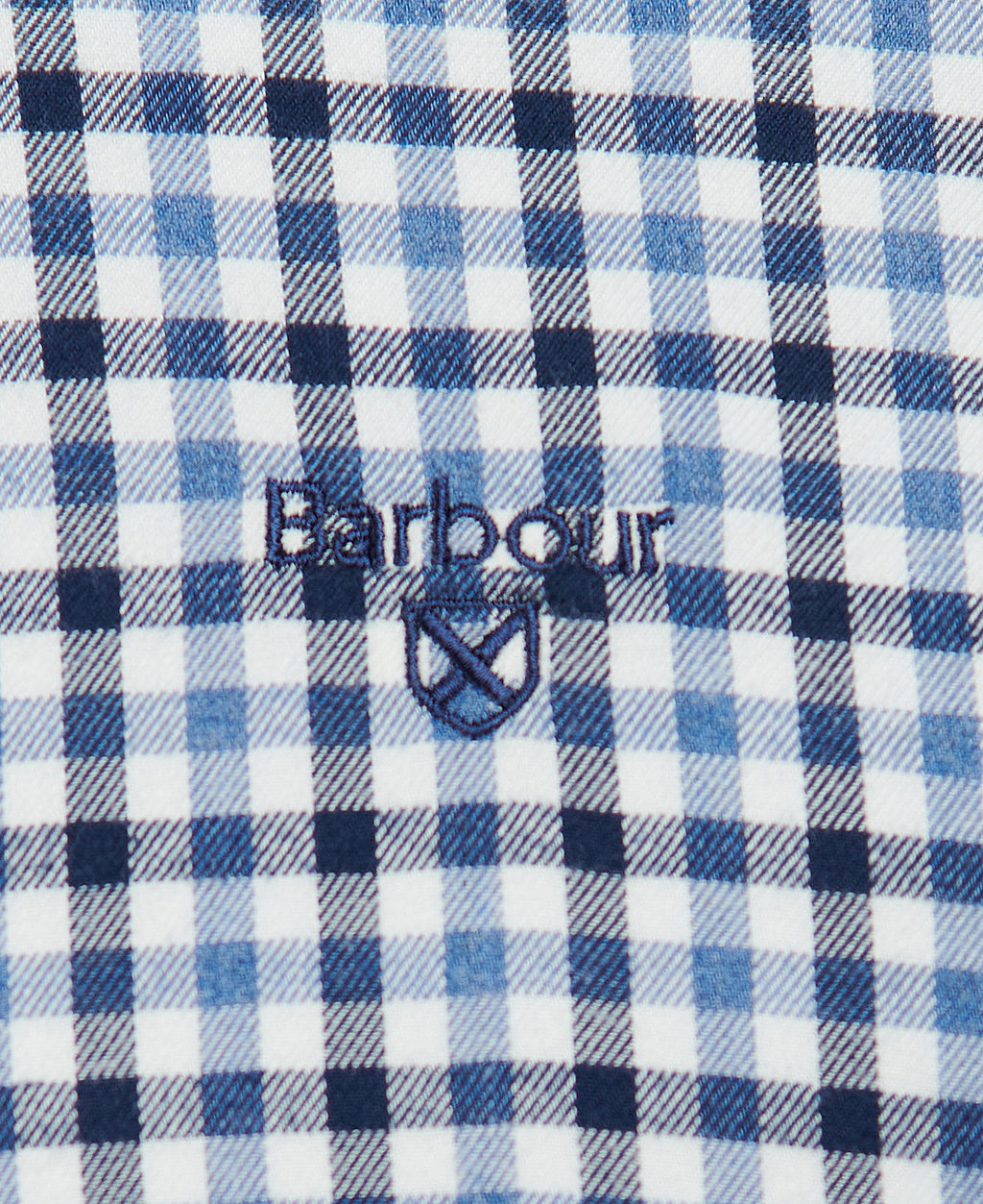 Barbour Finkle Tailored Gingham Shirt - Navy