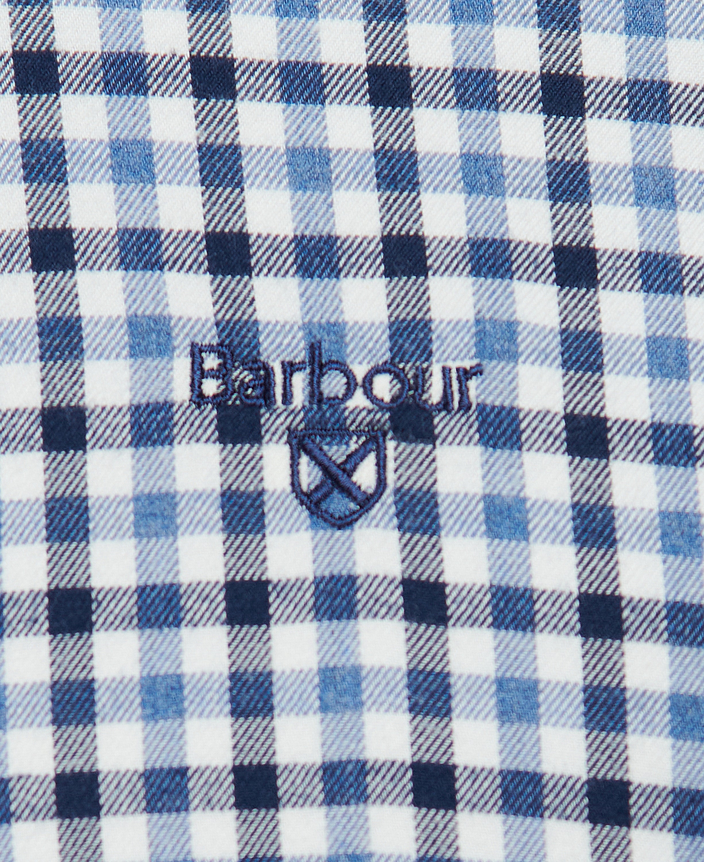 Barbour Finkle Tailored Gingham Shirt - Navy