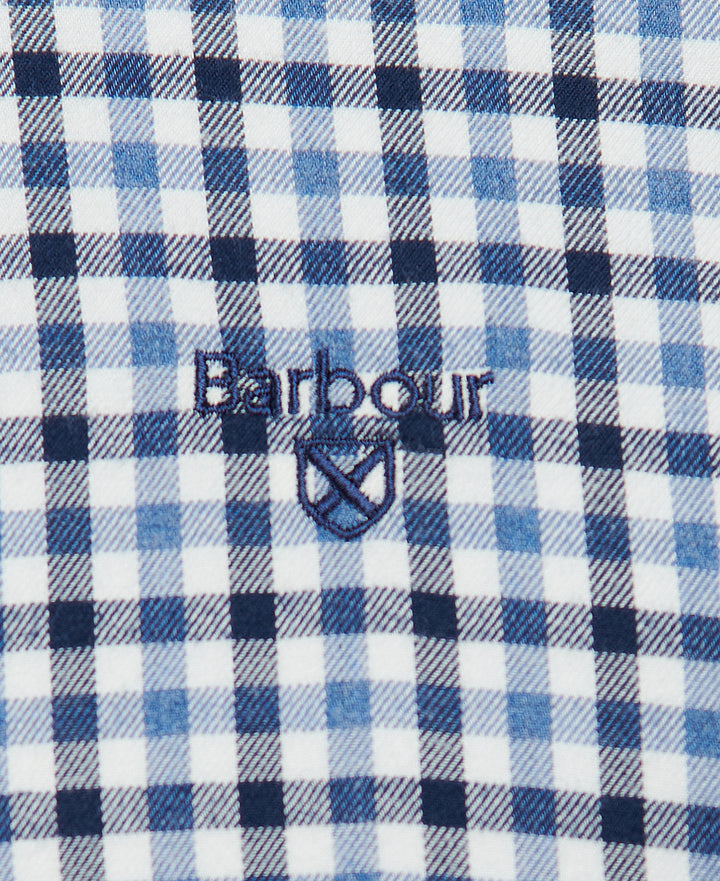 Barbour Finkle Tailored Gingham Shirt - Navy