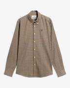 Barbour Finkle Tailored Gingham Shirt - Dark Sand
