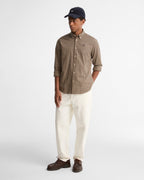 Barbour Finkle Tailored Gingham Shirt - Dark Sand