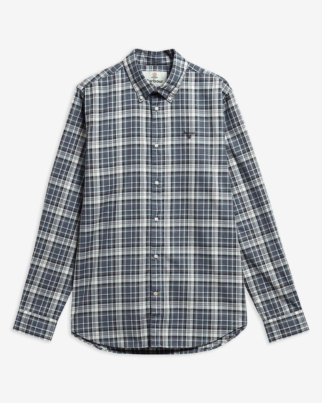 Barbour Mosswood Tailored Fit Checked Shirt - Navy