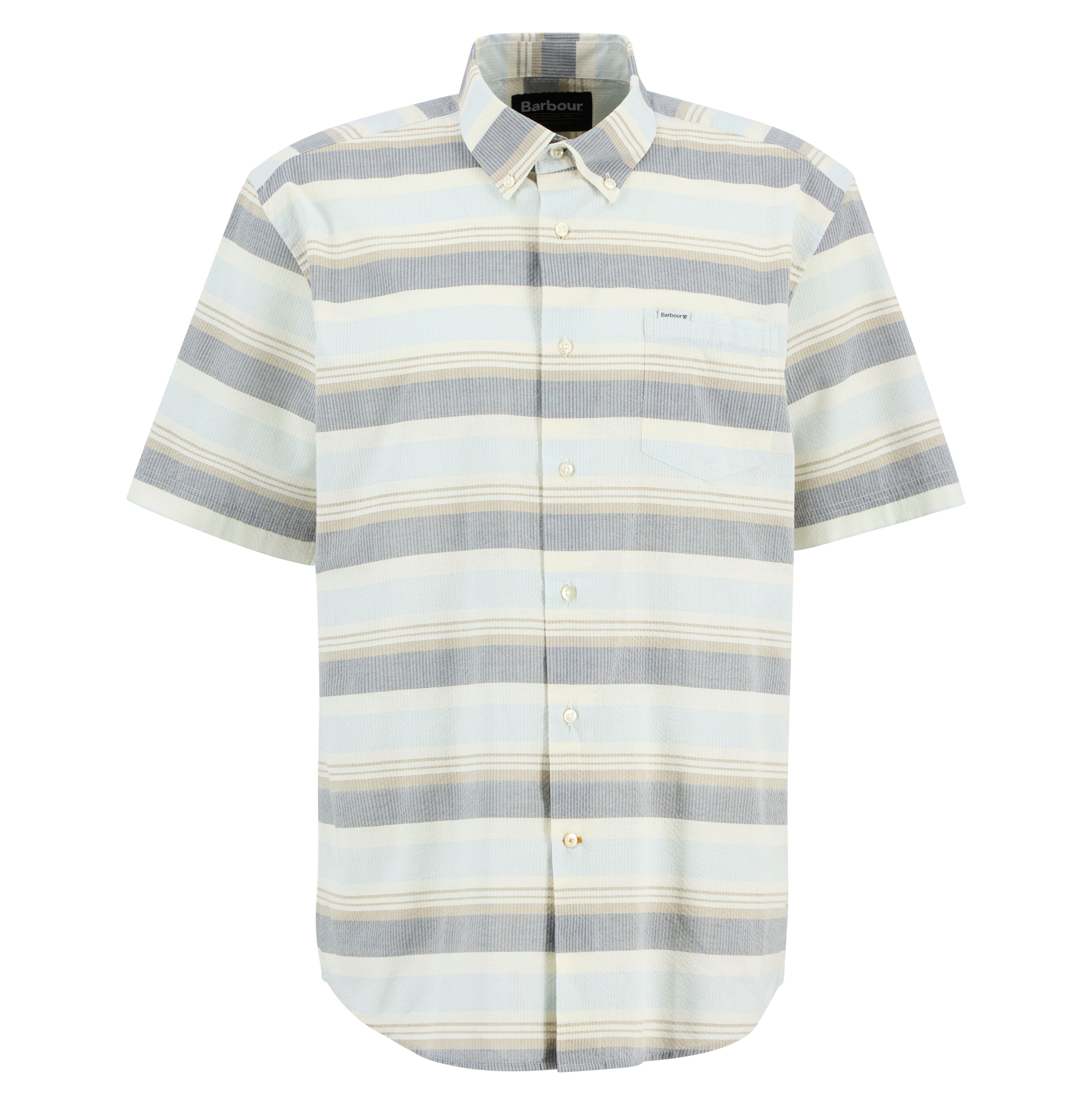 Barbour Chathill Striped Regular Short Sleeve Shirt