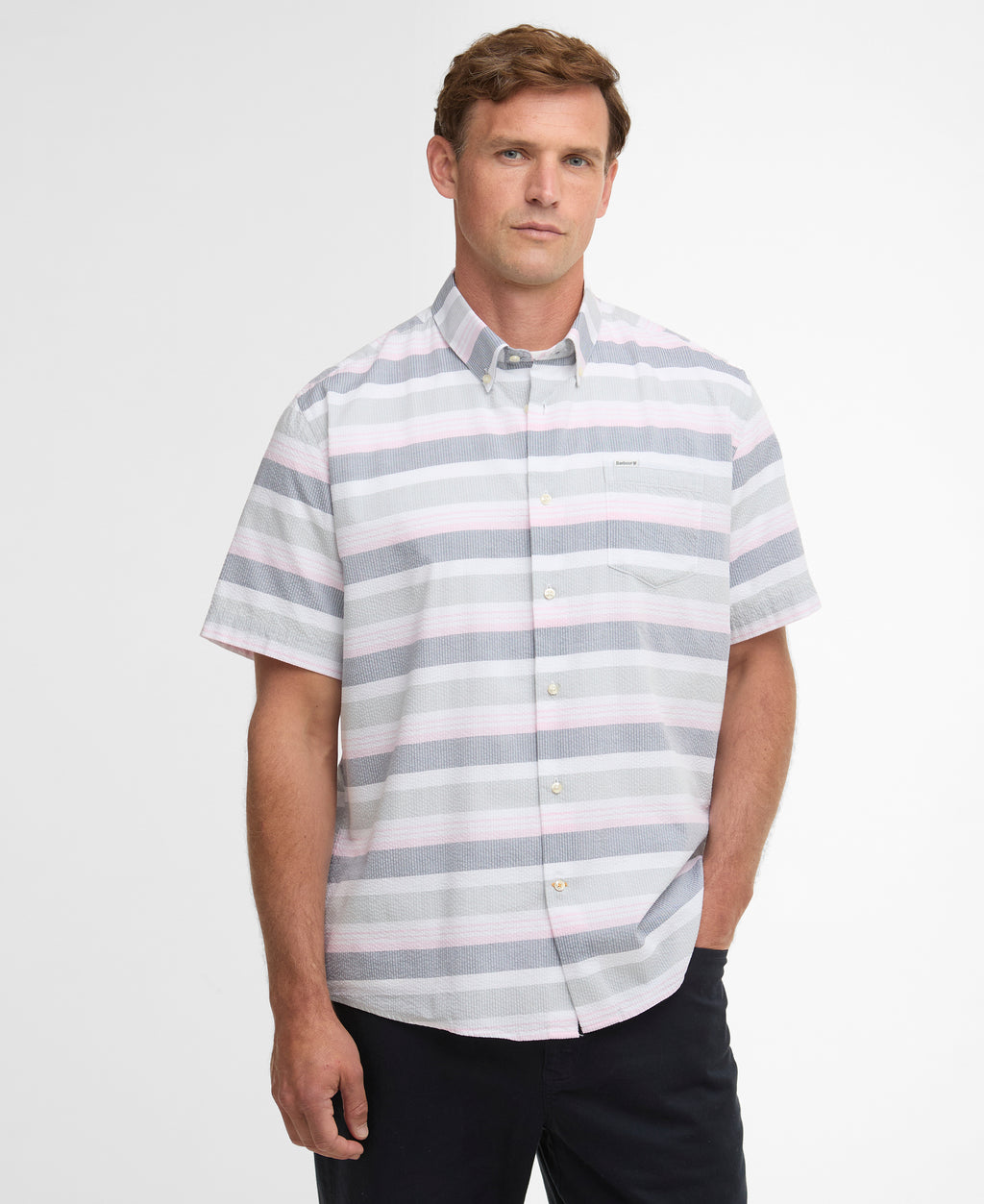 Barbour Chathill Striped Regular Short Sleeve Shirt