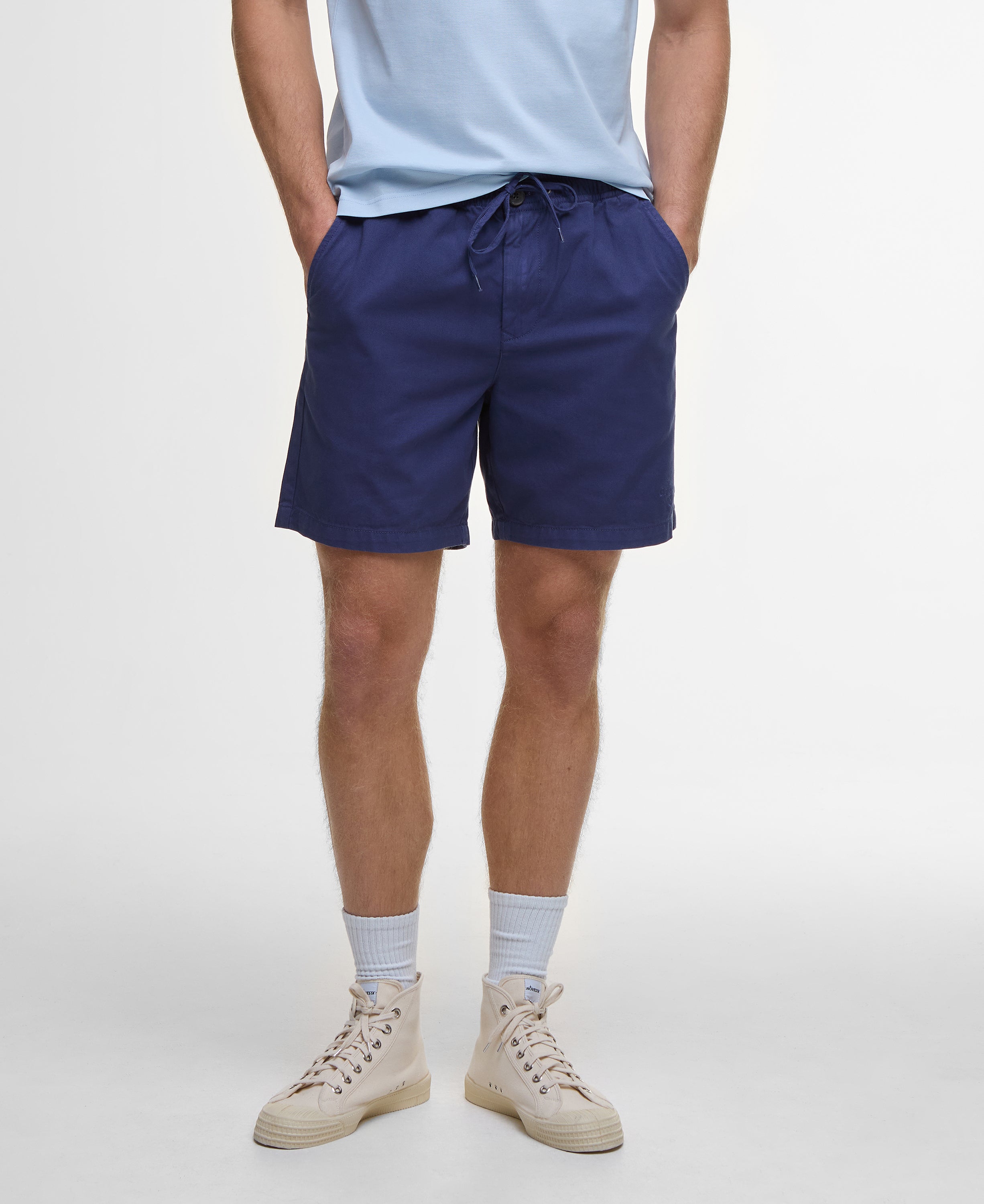 Barbour Washed Oxford Relaxed Shorts