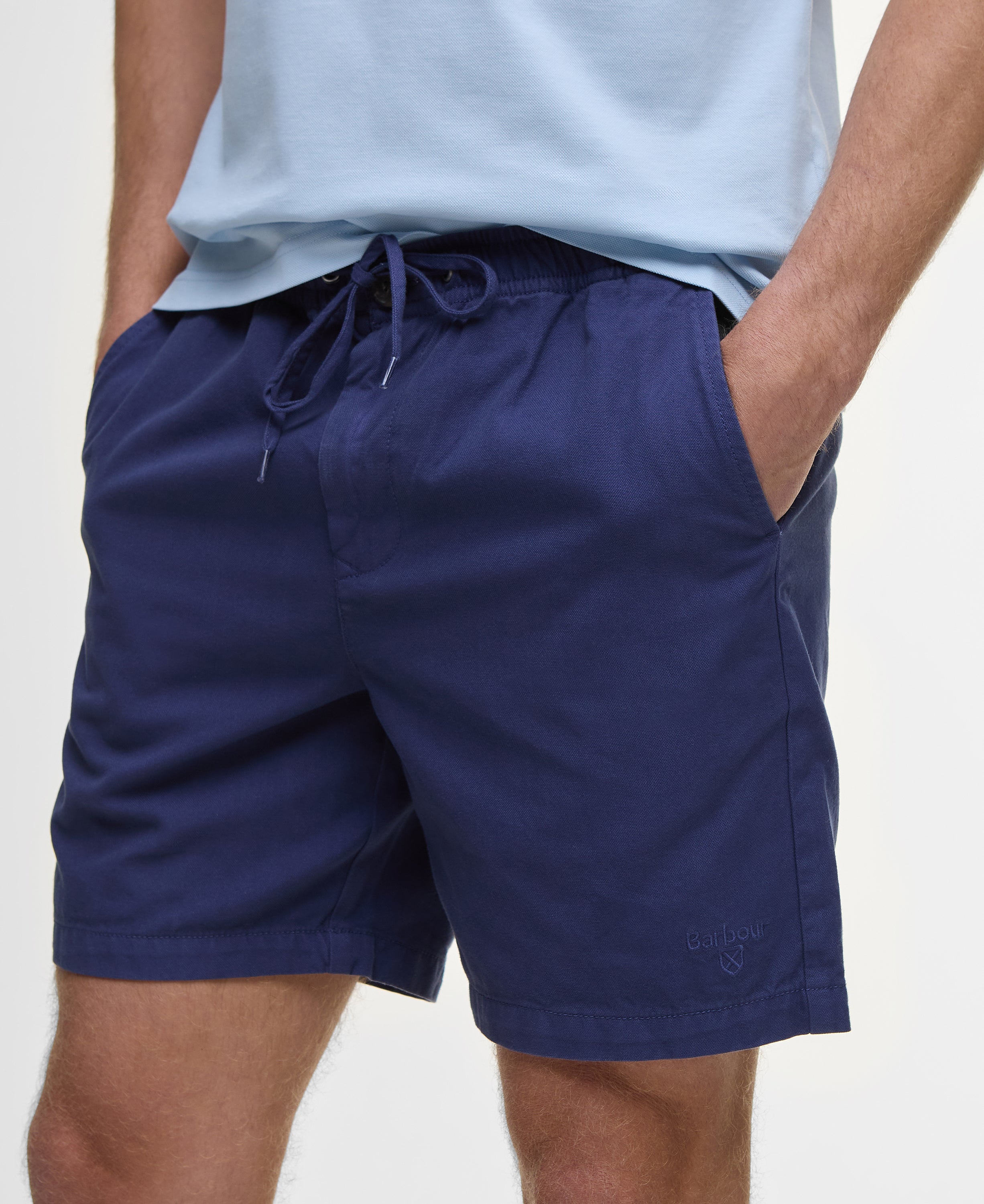 Barbour Washed Oxford Relaxed Shorts