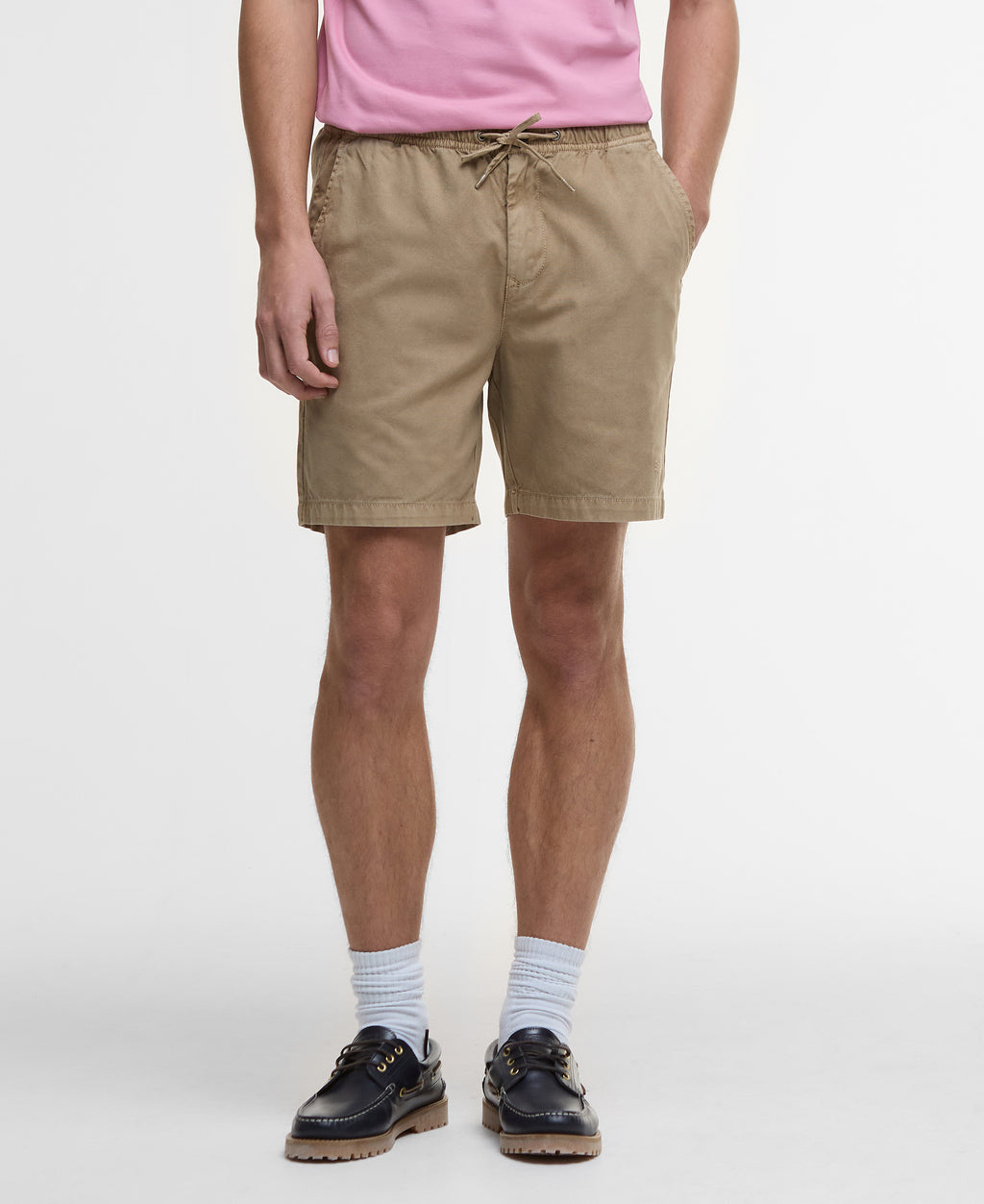 Barbour Washed Oxford Relaxed Shorts