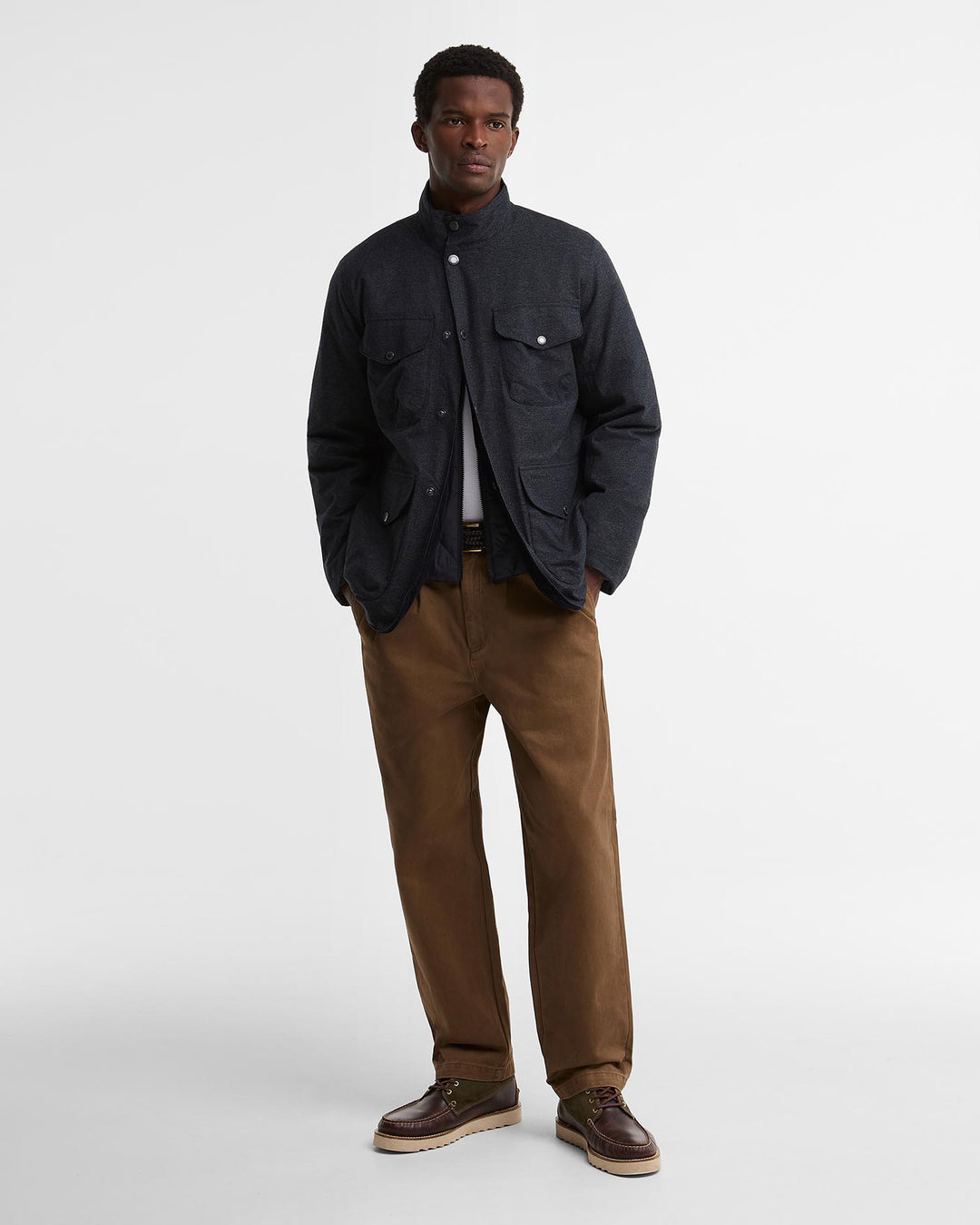 Barbour Modern Ogston Waterproof Jacket - Dark Navy
