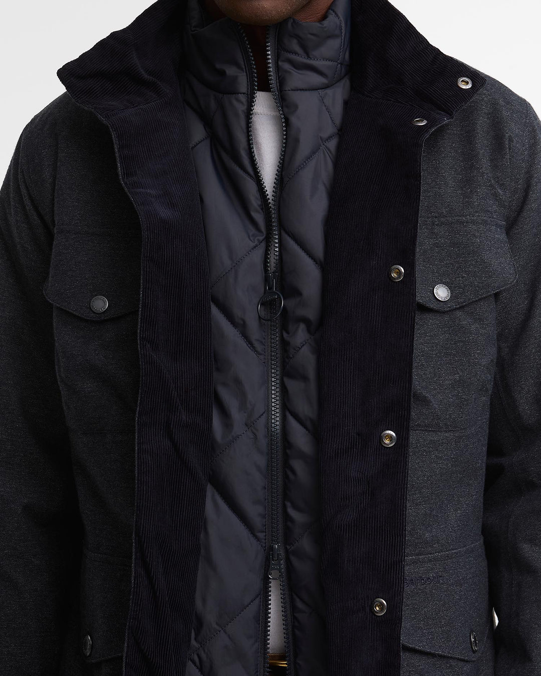 Barbour Modern Ogston Waterproof Jacket - Dark Navy
