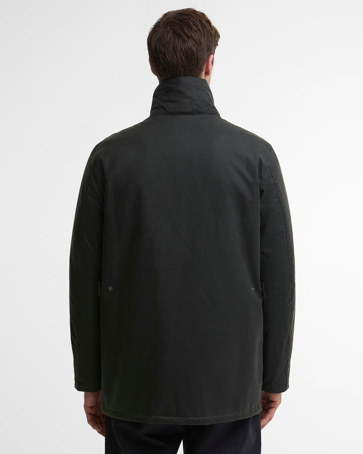 Barbour Modern Powell Wax Jacket - Sage