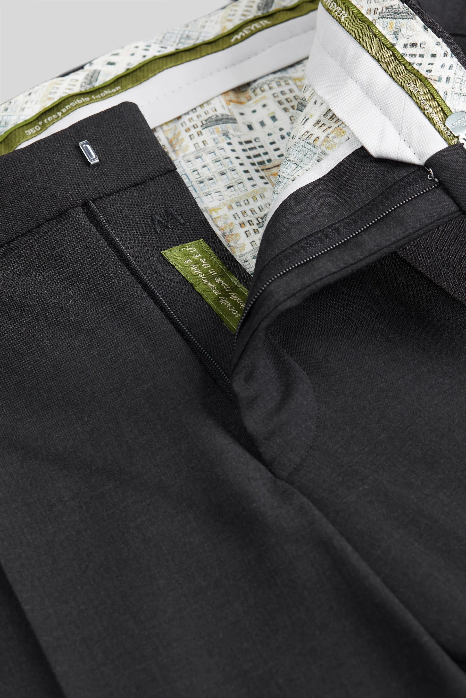 Meyer Roma 344 Wool Blend Formal Trousers