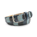 Huxley Tanner "Montana" Patchwork Alligator Texture Leather Belt