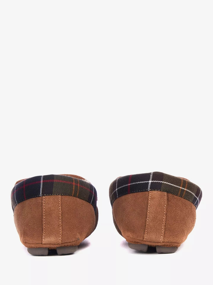 Barbour Monty Moccasin Slipper - Camel Suede