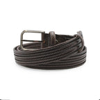 Huxley Tanner "Owens" Stretch Leather Handweave Belt