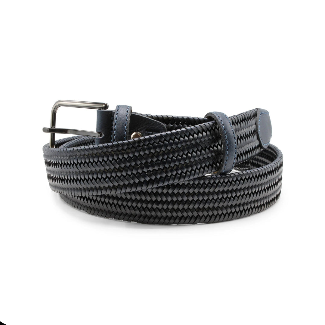 Huxley Tanner "Owens" Stretch Leather Handweave Belt
