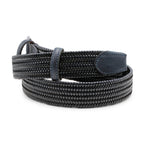 Huxley Tanner "Owens" Stretch Leather Handweave Belt