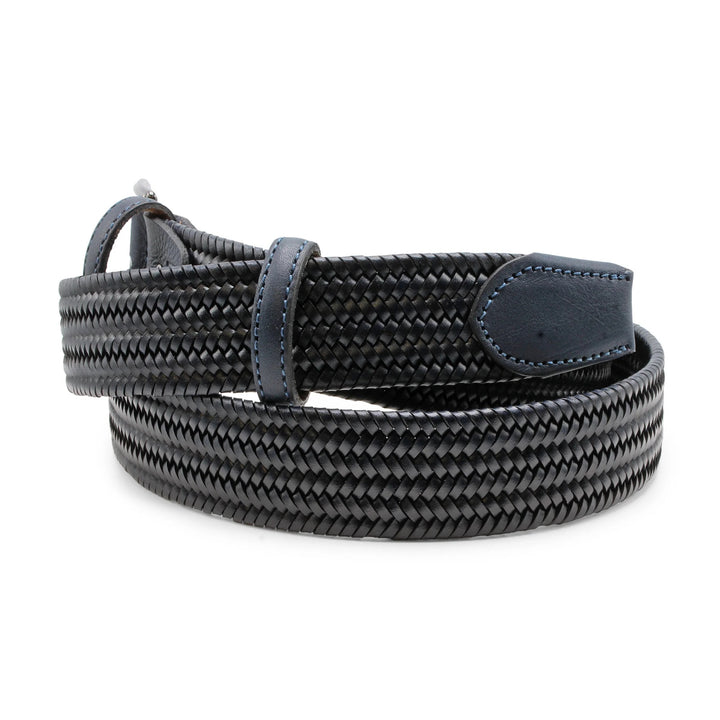 Huxley Tanner "Owens" Stretch Leather Handweave Belt