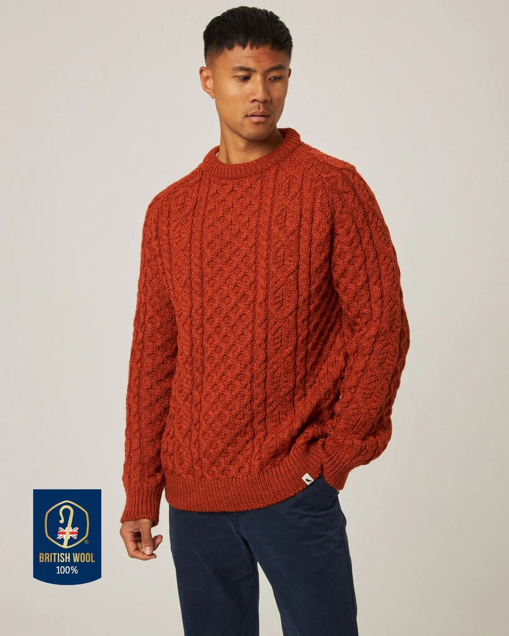 Peregrine Hudson Aran Jumper