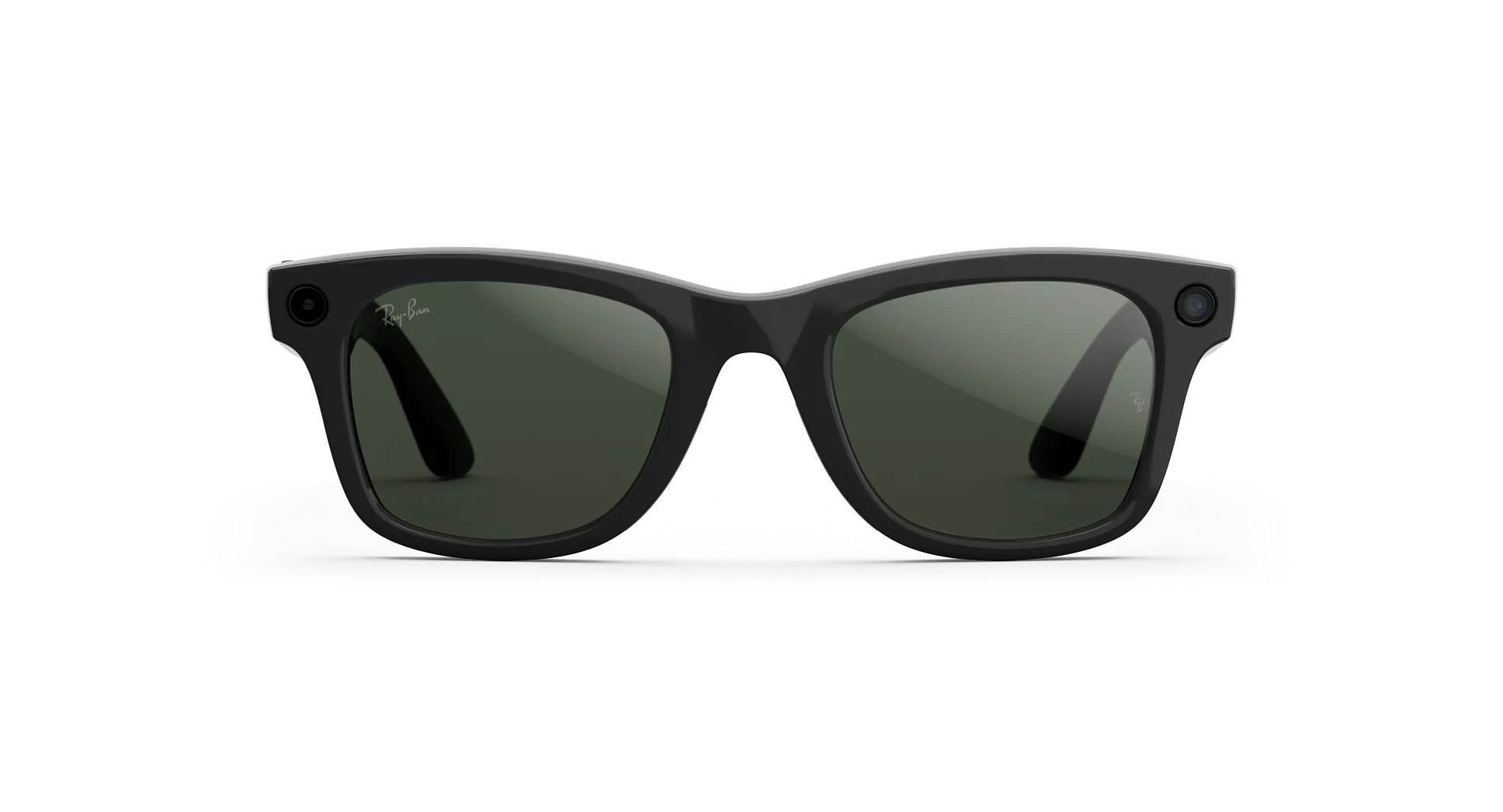 Ray-Ban META Wayfarer Gen2 - Shiny Black w/ Transition Clear to Graphite Green Lenses