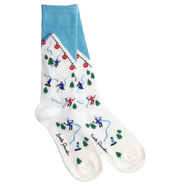 Swole Panda Bamboo Ski Slope Socks