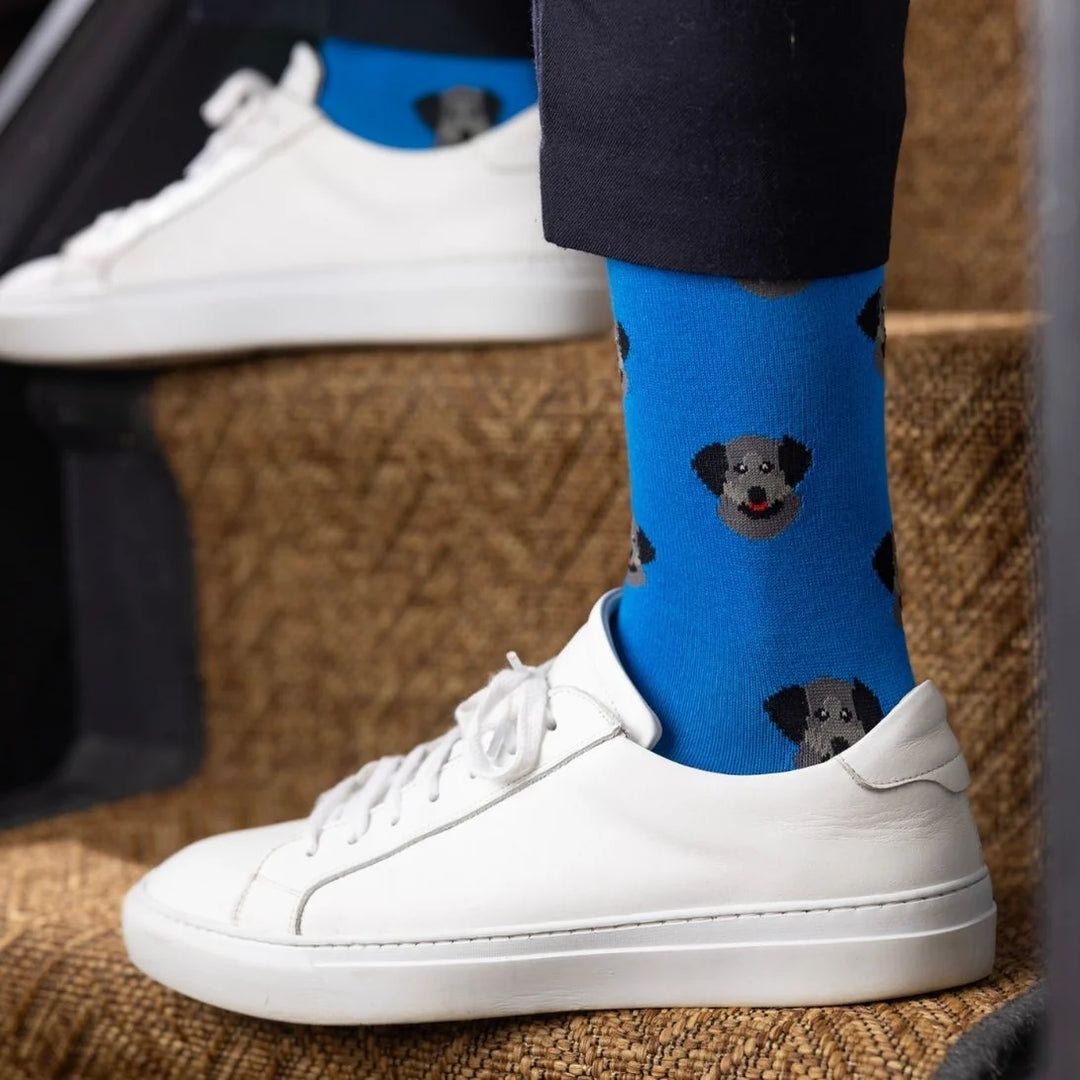 Swole Panda Black Labrador Bamboo Socks