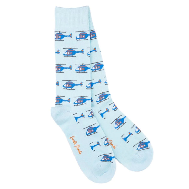 Swole Panda Helicopter Bamboo Socks