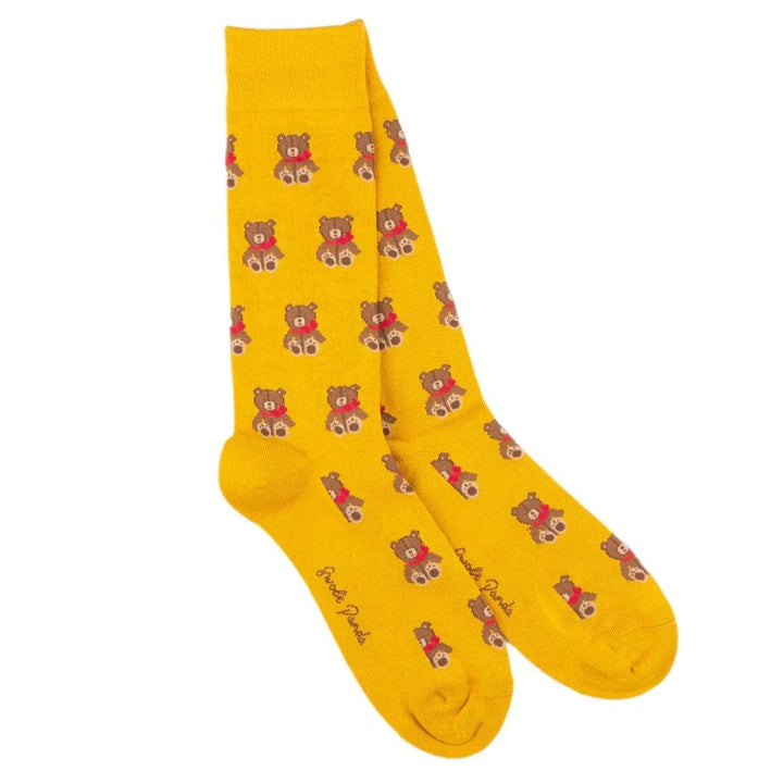 Swole Panda Teddy Bear Bamboo Socks