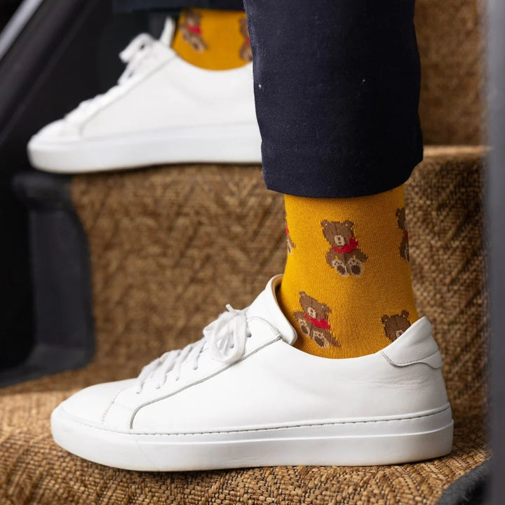 Swole Panda Teddy Bear Bamboo Socks