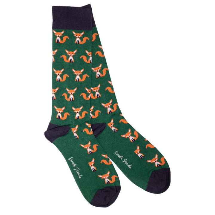 Swole Panda Mr Fox Bamboo Socks