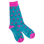 Swole Panda Flamingo Bamboo Socks