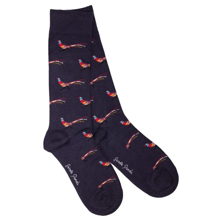 Swole Panda Pheasant Bamboo Socks