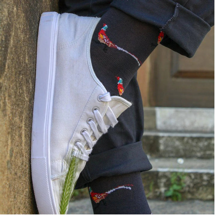 Swole Panda Pheasant Bamboo Socks